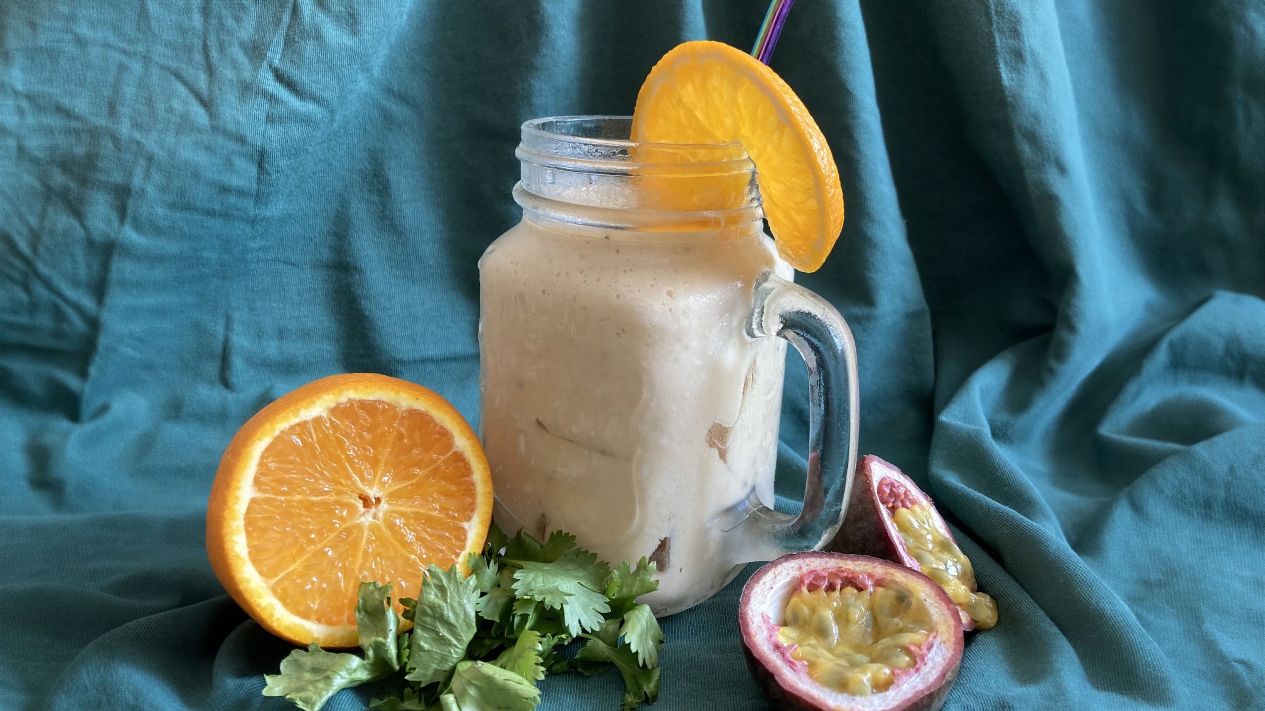 Pineapple, Passionfruit and Coconut Smoothie